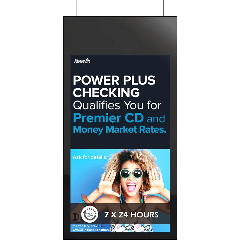 55 inch 1500-700nits Dual Side Digital Signage — Keewin Display